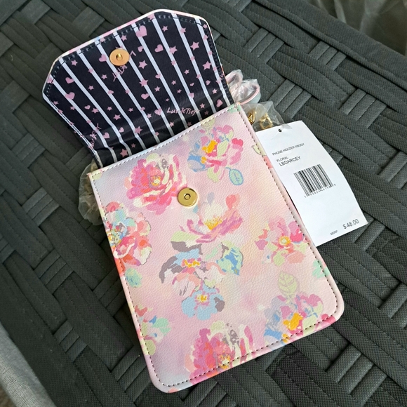Luv Betsey By Betsey Johnson Darcey Phone Holder Crossbody Purse NWT - Picture 5 of 9